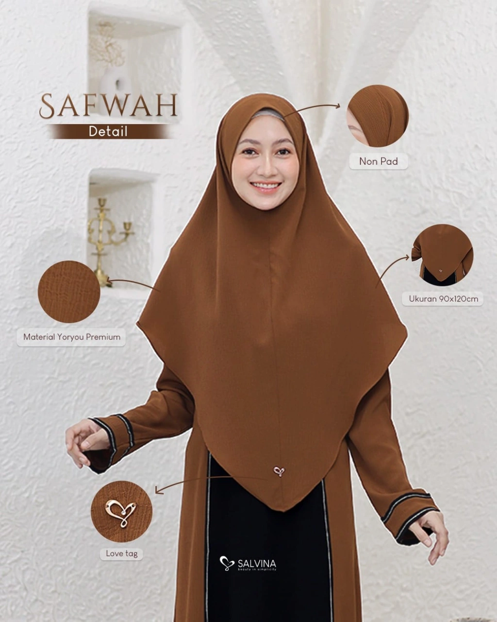 [ Ready Stock ] Safwah Abaya
