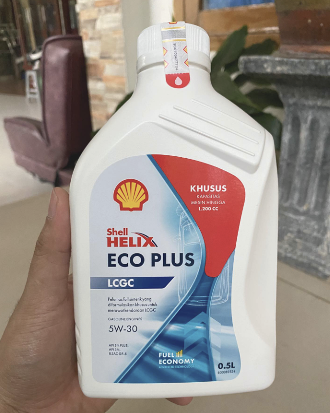 Oli Mobil Shell Helix Eco Plus 5W-30 0,5L
